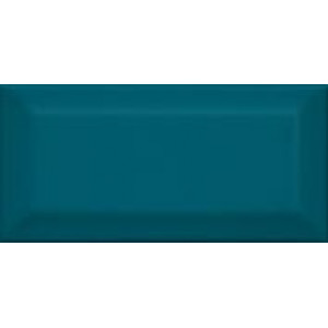 Клемансо Плитка настенная бирюзовый грань 16057 7,4х15