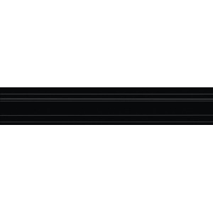 Синтра Бордюр Багет черный матовый обрезной BLF009R 7,3х40