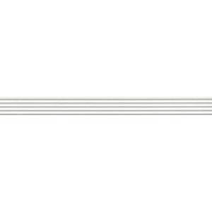 Спига Бордюр белый структура LSA015 40х3,4
